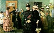 Christian Krohg albertine i polislakarens vantrum Spain oil painting artist